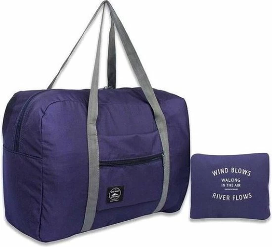 Beste Pirce ❤️ Merkloos Duffelbag - Reistas - Sporttas - Opvouwbare Reistas - Weekendtas - Donkerblauw ✨ 3 Beste Pirce ❤️ Merkloos Duffelbag - Reistas - Sporttas - Opvouwbare Reistas - Weekendtas - Donkerblauw ✨