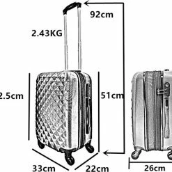 Beste Pirce ???? SB Travelbags 'Expandable' ???? Handbagage Koffer 51cm 4 Wielen Trolley - Donker Grijs ✨ -Samsonite Winkel 550x503 1