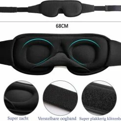 Beste deal ???? JBE Slaapmasker- Voor Mannen En Vrouwen - Traagschuim Oogmasker - Nachtmasker - 100% Verduisterend ???? -Samsonite Winkel 550x503 3