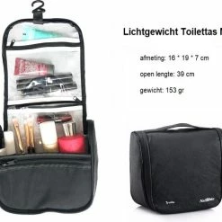 Aanbiedingen ❤️ Campingwise Reis Toilettas Super Lichtgewicht Met Ophanghaak | Model 2021 | Tyvek Waterdicht 🤩