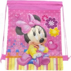 Beste Verkoop ???? Disney Rugzak Mini Mouse - Mini Mouse - Rugtas - Mini Mouse Zwemtas - Trekkoord - Tas - Mini Mouse Rugtas - Kindertas - Mini Mouse Bag Pack - Children's Bag Pack - 28 X 36 ????