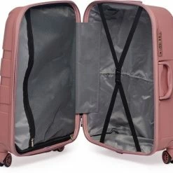 Beste Verkoop ???? ©TROLLEYZ - Paris No.5 - Reiskoffer - 69cm Met TSA Slot - Dubbele Wielen - 360° Spinners - 100% Polypropyleen - Reiskoffer In Rose Blush ✔️ -Samsonite Winkel 550x505 3