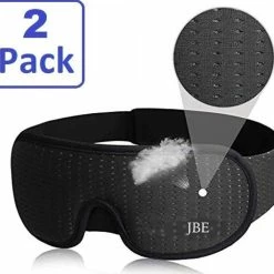 Beste deal ???? JBE Slaapmasker- Voor Mannen En Vrouwen - Traagschuim Oogmasker - Nachtmasker - 100% Verduisterend ????