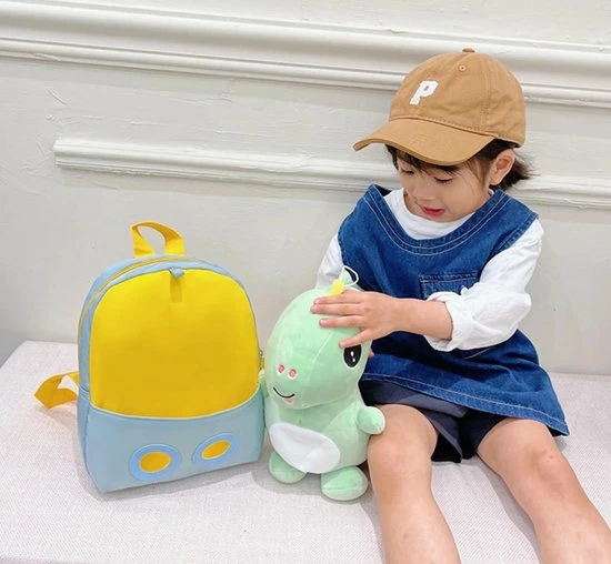 Beste Verkoop ???? Merkloos Rugtasje - Rugzak - Schooltas Met Knuffel Dinosaurus Lichtblauw - Geel - Dino - Jongens - Meisjes - Cadeau - Sinterklaas - Kerst - 1 Jaar - 2 Jaar ???? 6 Beste Verkoop ???? Merkloos Rugtasje - Rugzak - Schooltas Met Knuffel Dinosaurus Lichtblauw - Geel - Dino - Jongens - Meisjes - Cadeau - Sinterklaas - Kerst - 1 Jaar - 2 Jaar ???? - Afbeelding 4