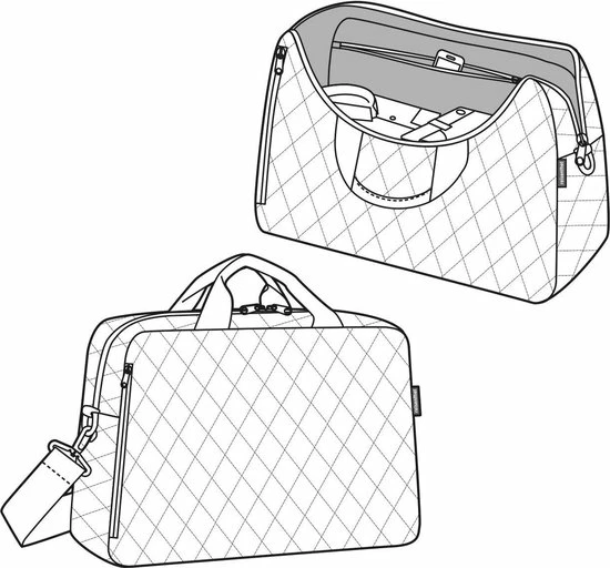 Beste deal ???? Reisenthel Dufflebag M Reistas - 38L - Rhombus Black Zwart ✨ 7 Beste deal ???? Reisenthel Dufflebag M Reistas - 38L - Rhombus Black Zwart ✨ - Afbeelding 5