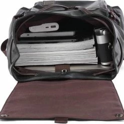 Goedkoop ???? Heanvèr HEANVÈR Classic Vintage Rugzak - Rugtas - 15.6 Inch Laptop Tas - Waterdicht - Zwart ⭐ -Samsonite Winkel 550x517