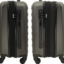 Beste Pirce ???? SB Travelbags 'Expandable' ???? Handbagage Koffer 51cm 4 Wielen Trolley - Donker Grijs ✨ -Samsonite Winkel 550x517 3