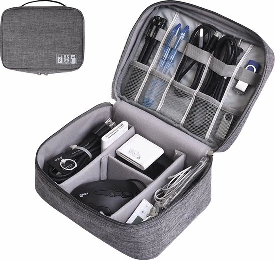 Aanbiedingen ???? Fop En Bij Travelorganizer Electronica Grijs - Reis Organiser Oplader - Opberger Vakantie / Travel - Reisorganizer ???? 6 Aanbiedingen ???? Fop En Bij Travelorganizer Electronica Grijs - Reis Organiser Oplader - Opberger Vakantie / Travel - Reisorganizer ???? - Afbeelding 4
