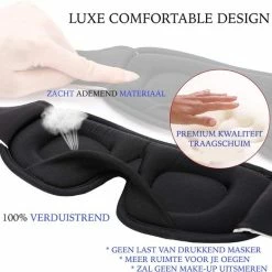 Beste deal ???? JBE Slaapmasker- Voor Mannen En Vrouwen - Traagschuim Oogmasker - Nachtmasker - 100% Verduisterend ???? -Samsonite Winkel 550x523 5