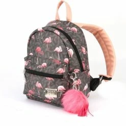 Alternative view of Beste Pirce ???? Oh My Pop - Flamingo - Rugtas - Zwart - Hoogte 27cm ❤️