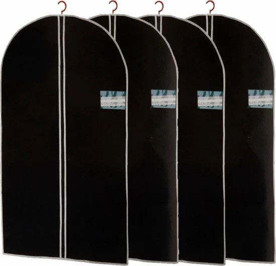 Aanbiedingen ???? Merkloos Set Van 8x Stuks Zwarte Kledinghoezen 60 X 150 Cm - Kledinghoezen - Bescherm Hoezen Voor Kleding ???? 3 Aanbiedingen ???? Merkloos Set Van 8x Stuks Zwarte Kledinghoezen 60 X 150 Cm - Kledinghoezen - Bescherm Hoezen Voor Kleding ????