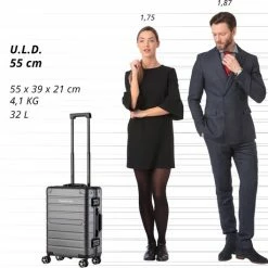 Beste deal ???? CarryOn ULD ???? Handbagage - Luxe Aluminium Trolley 55cm - Dubbel TSA Slot - Dubbele Wielen - Grijs ❤️ 13 Beste deal ???? CarryOn ULD ???? Handbagage - Luxe Aluminium Trolley 55cm - Dubbel TSA Slot - Dubbele Wielen - Grijs ❤️ -Samsonite Winkel 550x529 6