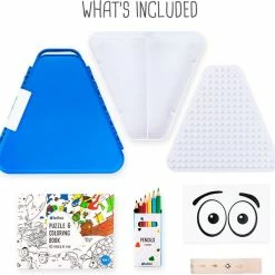 Beste Verkoop ???? Trunki: TEEBEE Terrance Blauw - Kids Travel Toy Box, Bevat Een Leuk Activiteitenboekje, Kleurpotloden En Stickers, In Doos 15,5x18x18cm, 3+ ⭐ -Samsonite Winkel 550x530 2