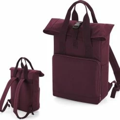 Uitgang ⭐ Senvi Rugzak/Backpack Twin/RolTop - Kleur Bordeaux - 14 Liter ????