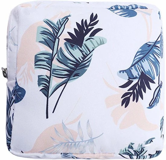 Korting ❤️ Marishop Maandverband Tasje - Make-up Tasje - Handig Opberg Tasje - Dames - Beige Plant ???? 3 Korting ❤️ Marishop Maandverband Tasje - Make-up Tasje - Handig Opberg Tasje - Dames - Beige Plant ????