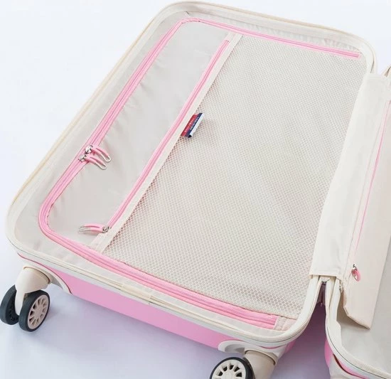Gloednieuw ⭐ Decent Star Maxx Large Koffer - 76 Cm - TSA Slot - Pastel Roze ???? 17 Gloednieuw ⭐ Decent Star Maxx Large Koffer - 76 Cm - TSA Slot - Pastel Roze ???? - Afbeelding 15