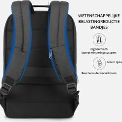 Goedkoop ✔️ Brandie® - Rugzak - Laptop Rugzak Tot 15.6 Inch Voor Unisex - Schooltas - Waterdicht - Anti-diefstal TSA Slot - USB Poort - Met Regenhoes - Schoudertas Voor Reizen En Zakelijk Werk - Gewicht 1.3KG - Maat18*30*47 Inch - Zwart ???? -Samsonite Winkel 550x533 8