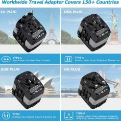 Flash-uitverkoop ???? Ar202 Universele Wereldstekker Met 4 USB-C En USB Poorten - Internationale Reisstekker Voor 150+ Landen - EU - Engeland (UK) - Amerika (USA) - Australië - Azië - Zuid Amerika - Reis Adapter - Wereld Stekker - Oplader – Wit ???? 19 Flash-uitverkoop ???? Ar202 Universele Wereldstekker Met 4 USB-C En USB Poorten - Internationale Reisstekker Voor 150+ Landen - EU - Engeland (UK) - Amerika (USA) - Australië - Azië - Zuid Amerika - Reis Adapter - Wereld Stekker - Oplader – Wit ???? -Samsonite Winkel 550x534 1