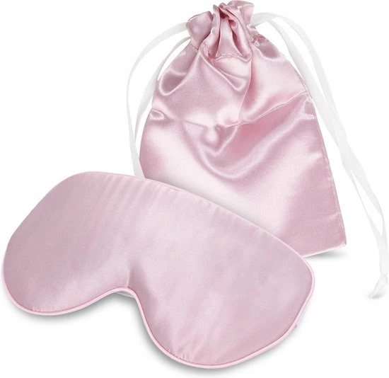 Nieuw ???? Navaris Oogmasker Van 100% Zijde – Superzacht Slaapmasker Van Natuurlijk Zijde - Met Verstelbaar Bandje - Roze ???? 4 Nieuw ???? Navaris Oogmasker Van 100% Zijde – Superzacht Slaapmasker Van Natuurlijk Zijde - Met Verstelbaar Bandje - Roze ???? - Afbeelding 2