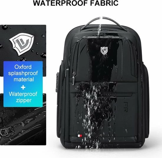 Kopen ⌛ FENRUIEN Bange Rugtas - 15,6 Inch - Laptop Rugzak - USB-aansluiting - TSA Slot - Waterafstotend - Zwart - Incl. Smart Thermosfles ⌛ 5 Kopen ⌛ FENRUIEN Bange Rugtas - 15,6 Inch - Laptop Rugzak - USB-aansluiting - TSA Slot - Waterafstotend - Zwart - Incl. Smart Thermosfles ⌛ - Afbeelding 3