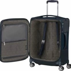 Goedkoop ???? Samsonite Reiskoffer Met Laptopvak - D'Lite Spinner 55/20 Uitbreidbaar (Handbagage) Midnight Blue ???? -Samsonite Winkel 550x538 1