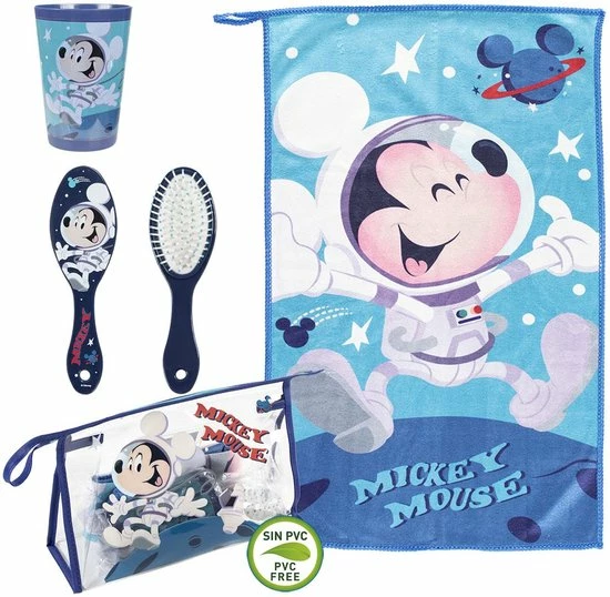 Aanbiedingen ???? Disney Mickey Mouse Toilettas - Reis Set - Geschenk - Met Inhoud ???? 4 Aanbiedingen ???? Disney Mickey Mouse Toilettas - Reis Set - Geschenk - Met Inhoud ???? - Afbeelding 2