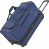 Korting ✨ Travelite Basics Wheeled Duffle 70cm Expandable Navy/Orange ???? -Samsonite Winkel 550x540