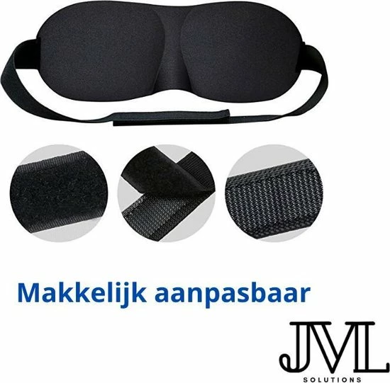 Hete verkoop ✔️ JML Luxe Slaapmasker - 100% Verduisterend - Zwart - 2 Stuks ???? 4 Hete verkoop ✔️ JML Luxe Slaapmasker - 100% Verduisterend - Zwart - 2 Stuks ???? - Afbeelding 2