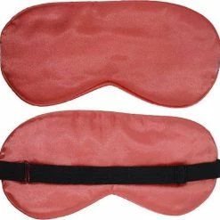 Beste deal ???? Slaapmasker Extra Zacht Satijn - Rood/Oranje - Thuis - Verduisterend - Onderweg - Vliegtuig - Festival - Slaapcomfort - ODaani ⌛