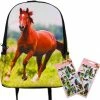 Hete verkoop ???? B&B Slagharen Rugzak Paard- Rugtas Bruin Paard- 42cm X 28cm X 12cm- Incl. Setje Paarden Stickers ???? -Samsonite Winkel 550x543 7