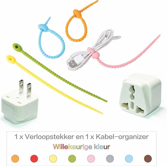 Flash-uitverkoop ⭐ Colorful Sun® Universele Wereldstekker - Amerika, China - Reisstekker Type A & B - 1 Stuk - Europa(EU) / UK / US / AU / FR / IT Naar USA, VS, Amerika, Canada, Mexico, Japan En China - Gratis Kabel Organiser - Wit ❤️ 8 Flash-uitverkoop ⭐ Colorful Sun® Universele Wereldstekker - Amerika, China - Reisstekker Type A & B - 1 Stuk - Europa(EU) / UK / US / AU / FR / IT Naar USA, VS, Amerika, Canada, Mexico, Japan En China - Gratis Kabel Organiser - Wit ❤️ - Afbeelding 6