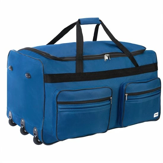 Beste Pirce ???? Monzana Deuba Reistas Sporttas - Donker Blauw - 160 Liter Op Wielen - Telescopisch Handvat ???? 5 Beste Pirce ???? Monzana Deuba Reistas Sporttas - Donker Blauw - 160 Liter Op Wielen - Telescopisch Handvat ???? - Afbeelding 3