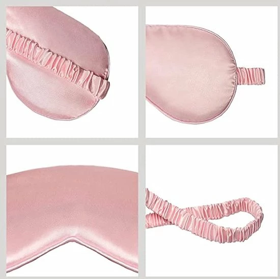 Groothandel ???? Malinsi Slaapmasker 3-in-1 Bijpassend Zakje En Scrunchie - Roze - Oogmasker - Vrouwen - Zijde - Slaapmaskers - Slaap - Cadeau Voor Haar - Sinterklaas & Kerst ???? 4 Groothandel ???? Malinsi Slaapmasker 3-in-1 Bijpassend Zakje En Scrunchie - Roze - Oogmasker - Vrouwen - Zijde - Slaapmaskers - Slaap - Cadeau Voor Haar - Sinterklaas & Kerst ???? - Afbeelding 2