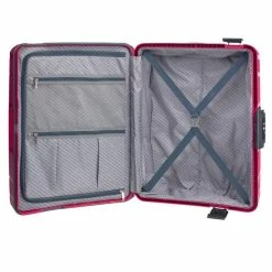 Coupon ???? CarryOn Steward TSA Reiskoffer - 65cm Trolley Met Kliksloten - Dubbele Wielen - Rood ???? -Samsonite Winkel 550x550 135