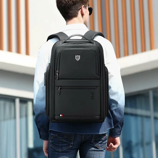 Kopen ⌛ FENRUIEN Bange Rugtas - 15,6 Inch - Laptop Rugzak - USB-aansluiting - TSA Slot - Waterafstotend - Zwart - Incl. Smart Thermosfles ⌛ 11 Kopen ⌛ FENRUIEN Bange Rugtas - 15,6 Inch - Laptop Rugzak - USB-aansluiting - TSA Slot - Waterafstotend - Zwart - Incl. Smart Thermosfles ⌛ - Afbeelding 9