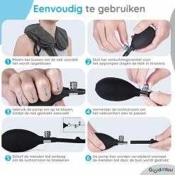 Korting ???? Good4You Memory Foam Reiskussen - Traagschuim Nek Kussen - Comfort Reiskussentje - Travel Pillow - Neksteun Voor Reis, Vliegtuig Of Auto - U-Vorm – Grijs ???? -Samsonite Winkel 550x550 20