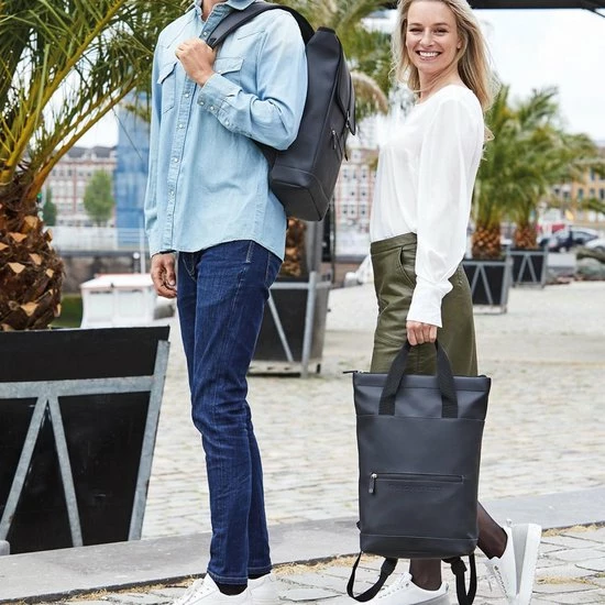 Uitgang ???? Enrico Benetti Bridgetown 46191 Laptoprugzak Met Handvaten En 14" Laptopvak - Blauw ???? 7 Uitgang ???? Enrico Benetti Bridgetown 46191 Laptoprugzak Met Handvaten En 14" Laptopvak - Blauw ???? - Afbeelding 5