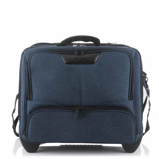 Goedkoopste ???? Dermata Business Laptop Trolley Canvas 3456CV Petrol ❤️ 10 Goedkoopste ???? Dermata Business Laptop Trolley Canvas 3456CV Petrol ❤️ - Afbeelding 8
