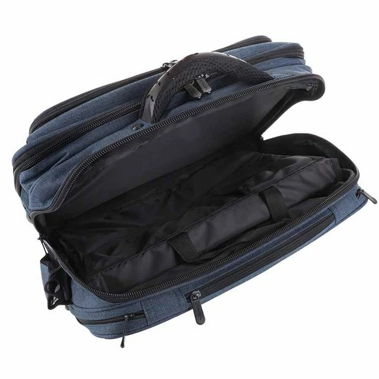 Goedkoopste ???? Dermata Business Laptop Trolley Canvas 3456CV Petrol ❤️ 13 Goedkoopste ???? Dermata Business Laptop Trolley Canvas 3456CV Petrol ❤️ - Afbeelding 11