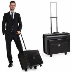 Alternative view of Uitgang ???? Tectake Business - Pilotenkoffer - 43 Cm - Zwart ????