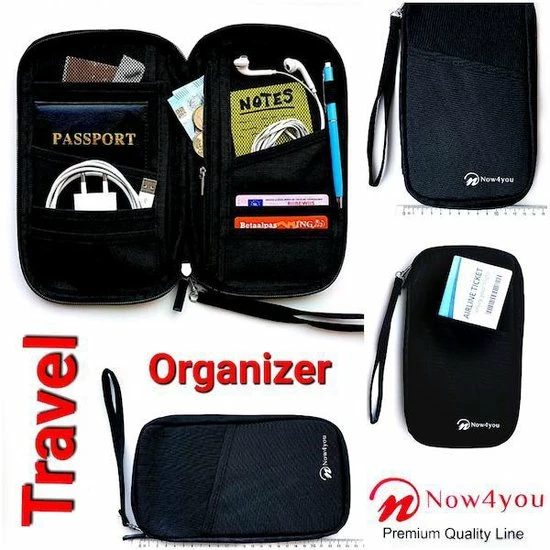Hete verkoop ✔️ Now4you Luxe Reis Organizer - Paspoorthouder – Paspoorthoesje – Reisportefeuille-Zwart ???? 7 Hete verkoop ✔️ Now4you Luxe Reis Organizer - Paspoorthouder – Paspoorthoesje – Reisportefeuille-Zwart ???? - Afbeelding 5