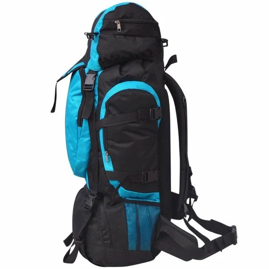 Top 10 ???? VidaXL Rugzak Hiking XXL 75 L Zwart En Blauw ⭐ 6 Top 10 ???? VidaXL Rugzak Hiking XXL 75 L Zwart En Blauw ⭐ - Afbeelding 4