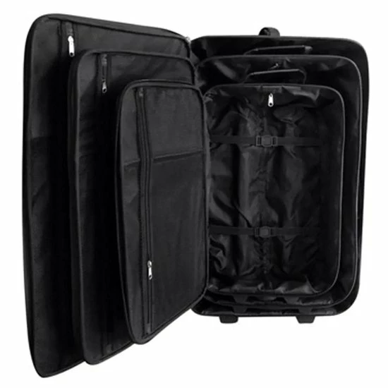 Goedkoop ⭐ VidaXL Reisbagage Set Zwart 5-delig ???? 5 Goedkoop ⭐ VidaXL Reisbagage Set Zwart 5-delig ???? - Afbeelding 3