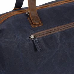 Aanbiedingen ⌛ Mustang® Official Mustang® Genua Sporttas - Weekendtas - Reistas - Sporttas - ???? Handbagage - 42 Liter - Canvas - Blue Denim ???? -Samsonite Winkel 550x550 389