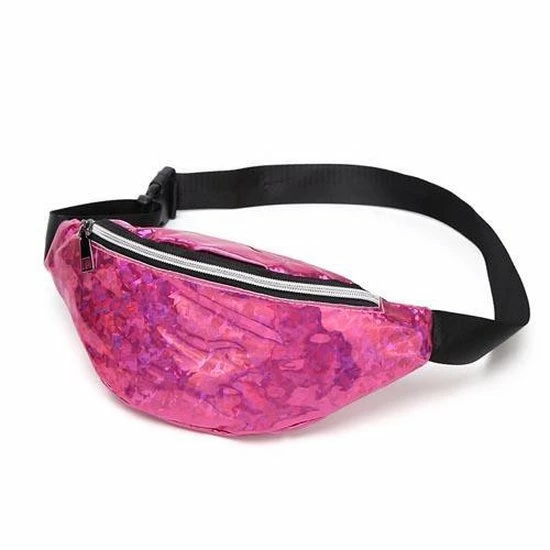 Groothandel ???? Happyshopper Heuptas - Fanny Pack - Buideltasje - Heuptasje Dames - Festival Tasje - Glanzend - 35 X 12 Cm - Roze ⌛ 3 Groothandel ???? Happyshopper Heuptas - Fanny Pack - Buideltasje - Heuptasje Dames - Festival Tasje - Glanzend - 35 X 12 Cm - Roze ⌛
