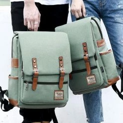 Beste deal ???? Laptop Rugzak 15.6 Inch Voor Mannen/Vrouwen, Tas Voor School/Werk/Reizen / Groen ✨