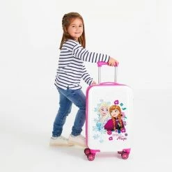Uitgang ❤️ Disney Trolley 55 Cm 4 Wheels Frozen Sparkle Like Magic White ???? -Samsonite Winkel 550x550 595