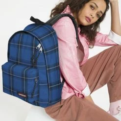Alternative view of Promo ???? Eastpak Out Of Office Rugzak - 27 Liter - Checked Blue ⌛