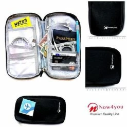 Flash-uitverkoop ???? Now4you Travel Organizer - Reis Portemonnee- Zwart ????