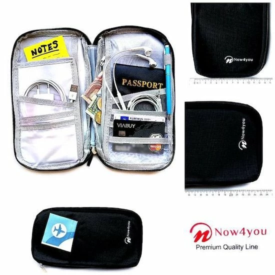 Flash-uitverkoop ???? Now4you Travel Organizer - Reis Portemonnee- Zwart ???? 3 Flash-uitverkoop ???? Now4you Travel Organizer - Reis Portemonnee- Zwart ????